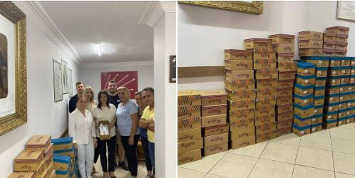   CHP EFES SELÇUK İLÇE ÖRGÜTÜ 200 ÖĞRENCİYE AYAKKABI HEDİYE ETTİ