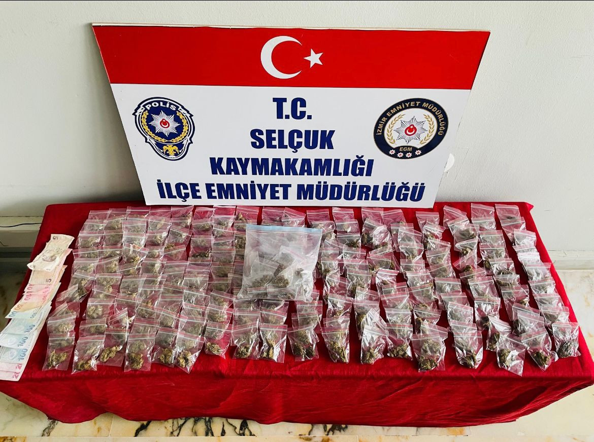 Selçuk'ta Uyuşturucu Madde Ele Geçirildi